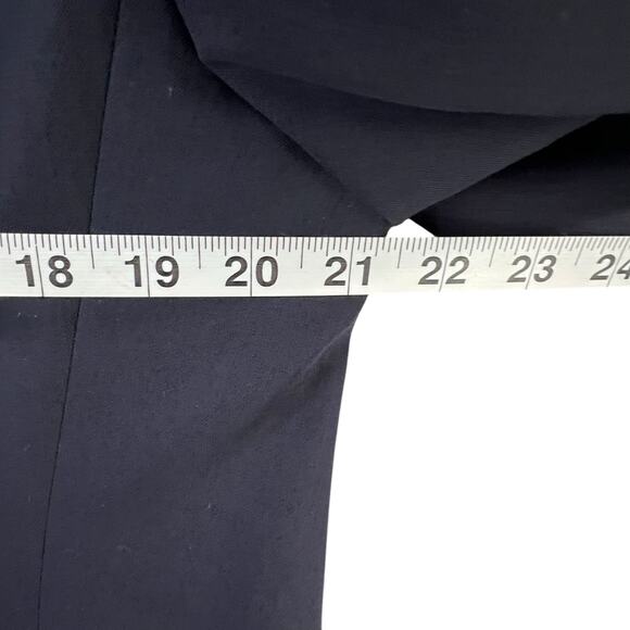 Theory Sport Coat Suit Jacket Mens 42 R Dark Blue Wool Linen Blazer Quiet Luxury - Picture 5 of 12